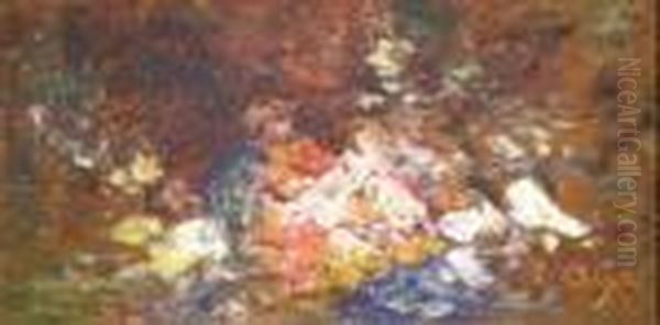 L'opera De Gounod Oil Painting by Adolphe Joseph Thomas Monticelli