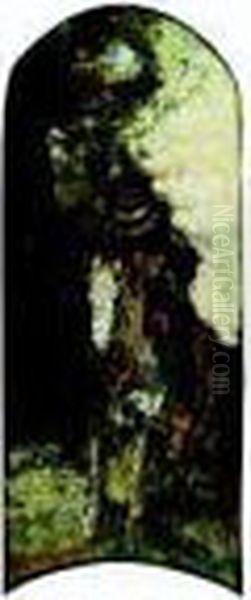 Le Cavalier Oil Painting by Adolphe Joseph Thomas Monticelli