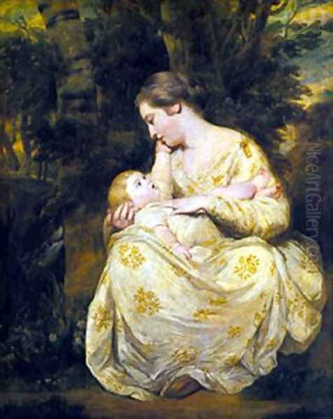 Mrs. Susanna Hoare and Child Oil Painting by Sir Joshua Reynolds