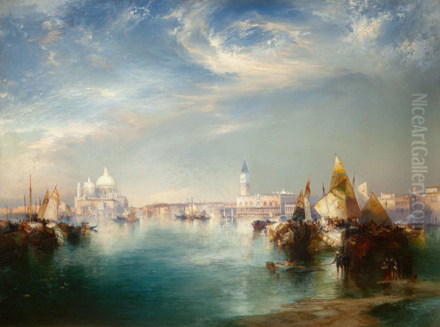 The Grand Canal, Venice Oil Painting by Thomas Moran