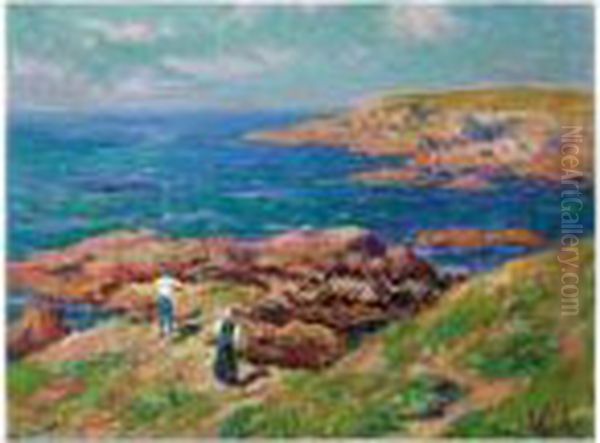 Environs De Belon, Finistere Oil Painting by Henri Moret