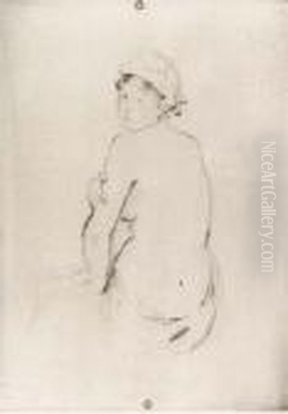 [untitled]: A Group Of Six Etchings Oil Painting by Berthe Morisot