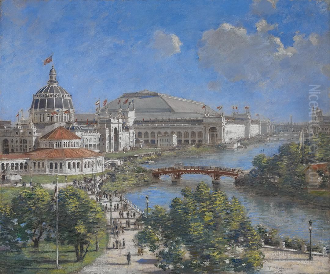 World's Columbian Exposition Oil Painting by Theodore Robinson