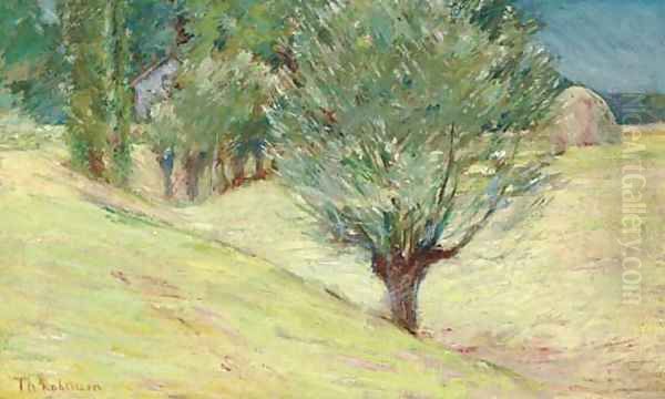 Giverny 3 Oil Painting by Theodore Robinson