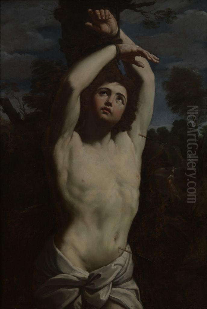 St. Sebastian Oil Painting by Guido Reni