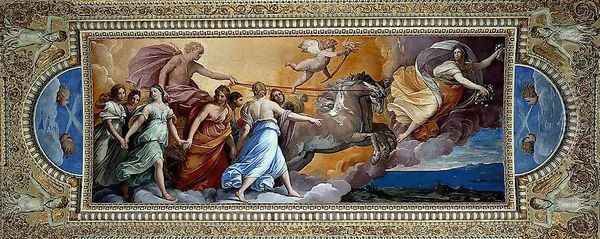 Aurora Oil Painting by Guido Reni