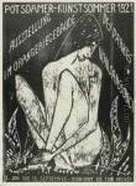 Potsdamer Kunstsommer 1921. Oil Painting by Otto Mueller