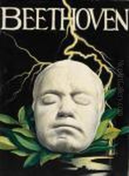 Beethoven Oil Painting by Richard Muller