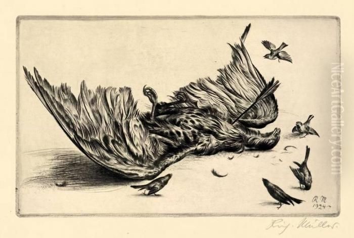 Die Helden Oil Painting by Richard Muller