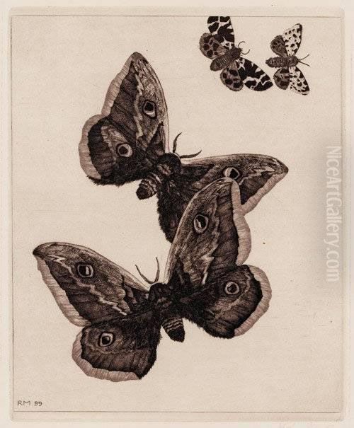 Prachtvoller Druck Mit Dem Vollen Rand Oil Painting by Richard Muller