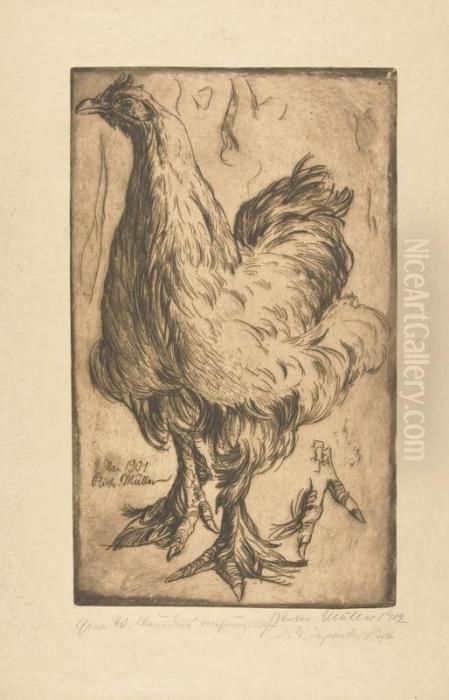 Huhn. Oil Painting by Richard Muller