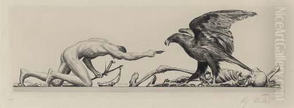 The Offering Oil Painting by Richard Muller