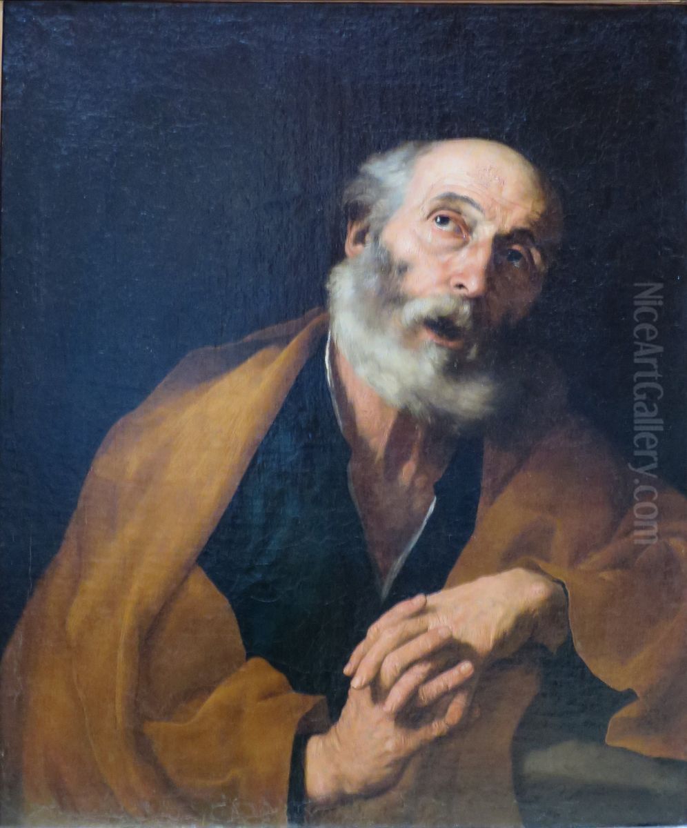 St Peter Oil Painting by Jusepe de Ribera