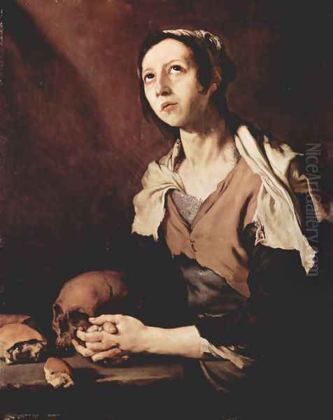 St. Mary of Egypt Oil Painting by Jusepe de Ribera
