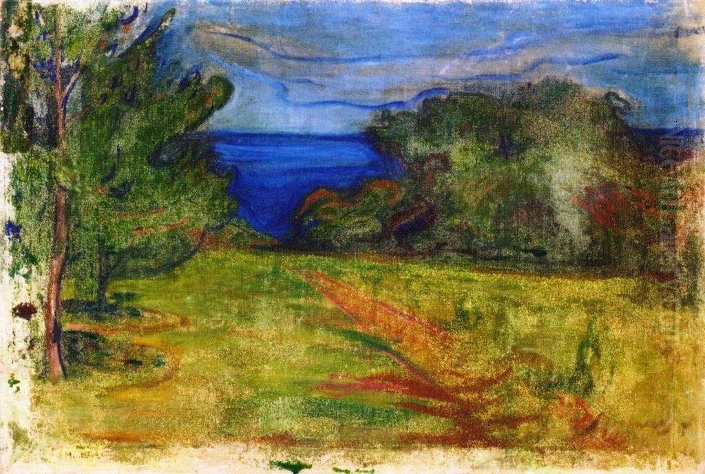 The Garden Oil Painting by Edvard Munch