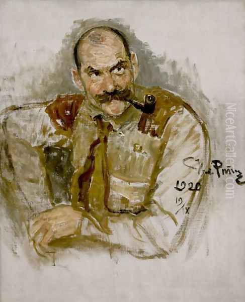 A. Gallen-Kallelan muotokuva Oil Painting by Repin Iliya