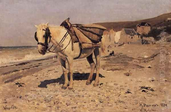 Horse. Viol Oil Painting by Repin Iliya