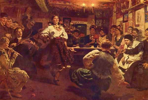 Party Oil Painting by Repin Iliya