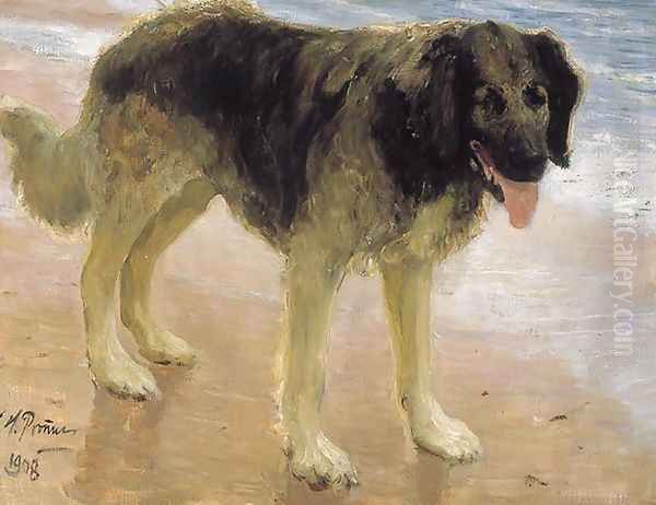 Man's best friend Oil Painting by Repin Iliya