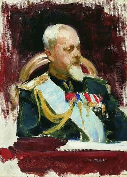 Study for the picture Formal Session of the State Council Oil Painting by Repin Iliya