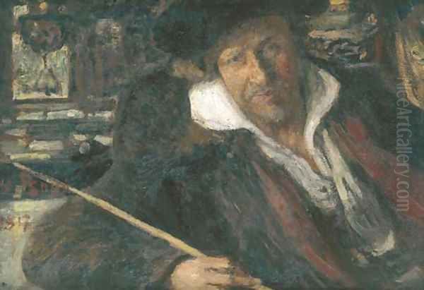 Self-portrait 2 Oil Painting by Repin Iliya