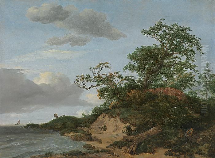 Dunes by the sea Oil Painting by Jacob Van Ruisdael