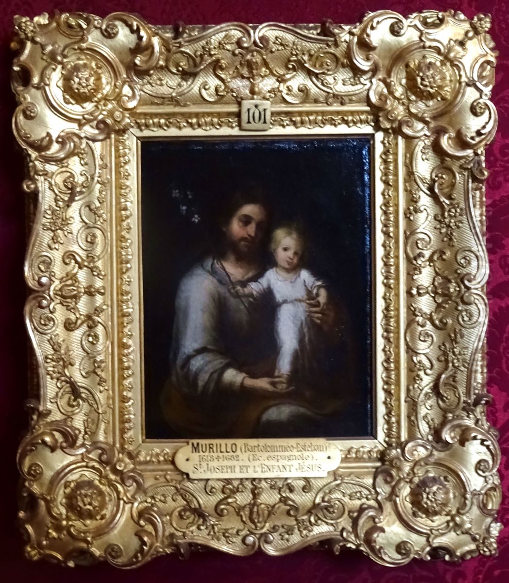 Saint Joseph Et L'enfant Jesus Oil Painting by Bartolome Esteban Murillo