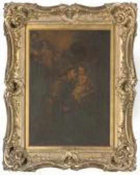 Saint Anthony Of Padua Oil Painting by Bartolome Esteban Murillo