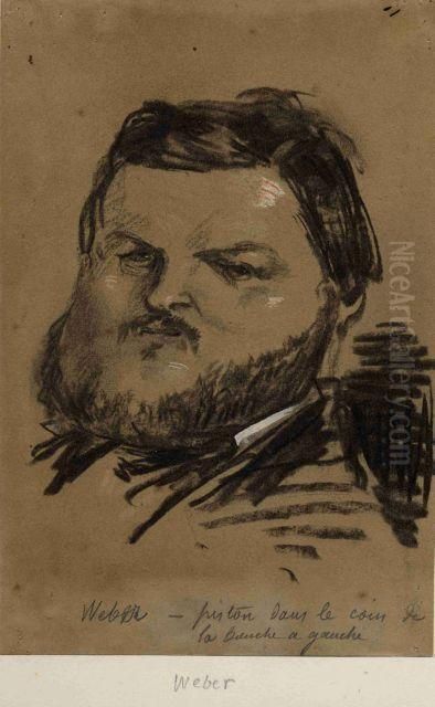 Jean Weber Oil Painting by Gaspard Felix Tournachon Nadar