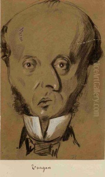 Julien Turgan (1824-1887), Pantheon Nadar 171 Oil Painting by Gaspard Felix Tournachon Nadar