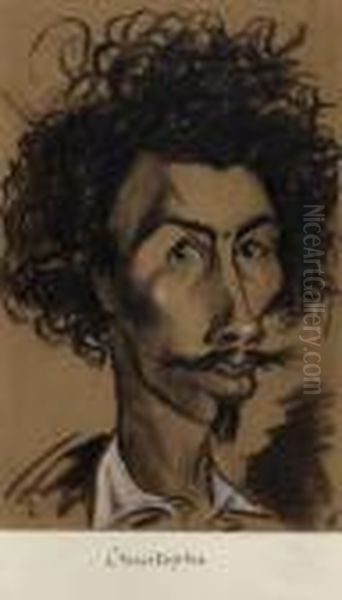 Ernest Christophe (1827-1892) Oil Painting by Gaspard Felix Tournachon Nadar