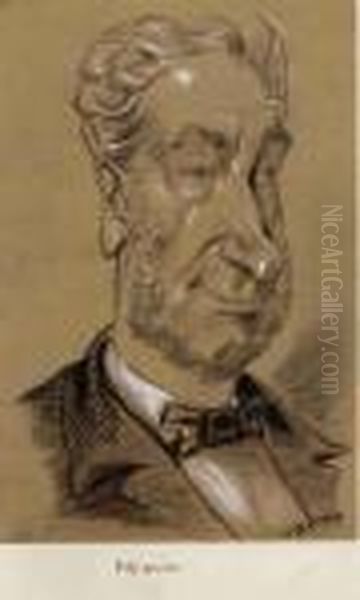 Leonord Joseph Havin (1799-1868), Pantheon Nadar 159 Oil Painting by Gaspard Felix Tournachon Nadar