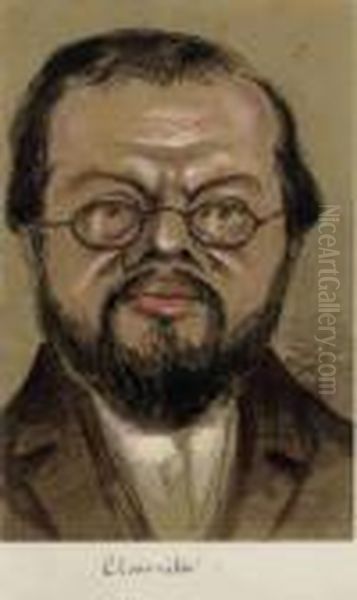 Louis Francois Nicolaie, Dit Clairville (1811-1879) Oil Painting by Gaspard Felix Tournachon Nadar