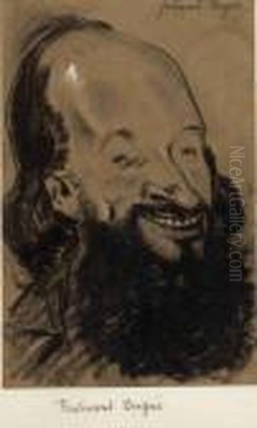 Ferdinand Dugue (ne En 1812) Oil Painting by Gaspard Felix Tournachon Nadar