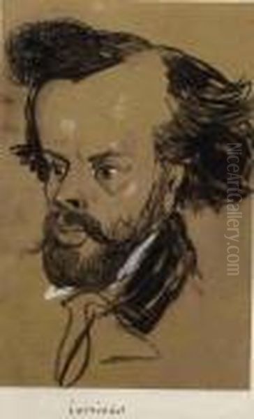 Evariste Luminais (1822-1896) Oil Painting by Gaspard Felix Tournachon Nadar