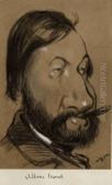 Alberic Second (1816-1887), Pantheon Nadar 78 Oil Painting by Gaspard Felix Tournachon Nadar