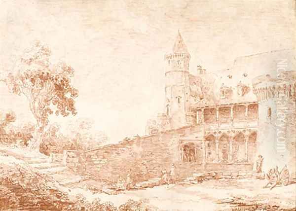 Robert, H. 2 Oil Painting by Hubert Robert