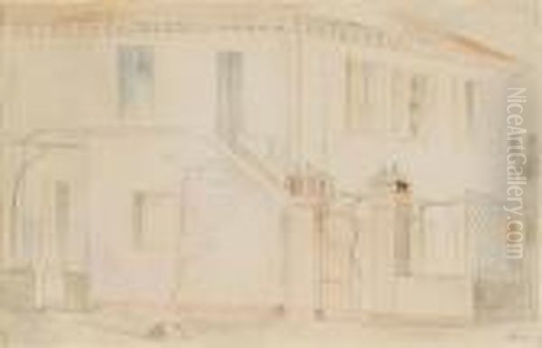 Cote D'azur Oil Painting by Paul Nash