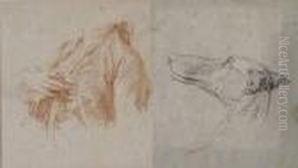 Buste De Gentilhomme Oil Painting by Jean-Marc Nattier