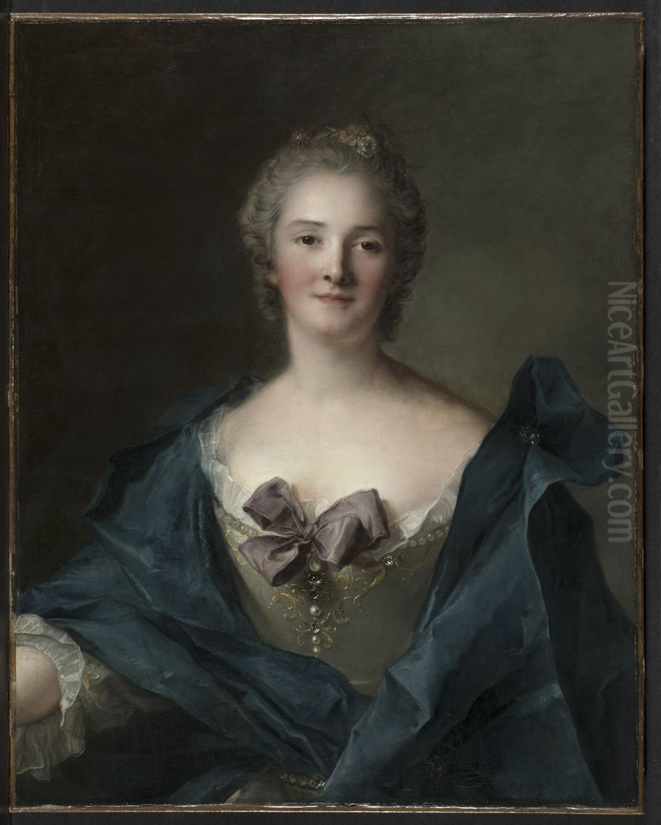 Portrait Of A Woman Oil Painting by Jean-Marc Nattier