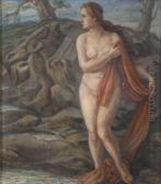 Desnudo Oil Painting by Hector Nava