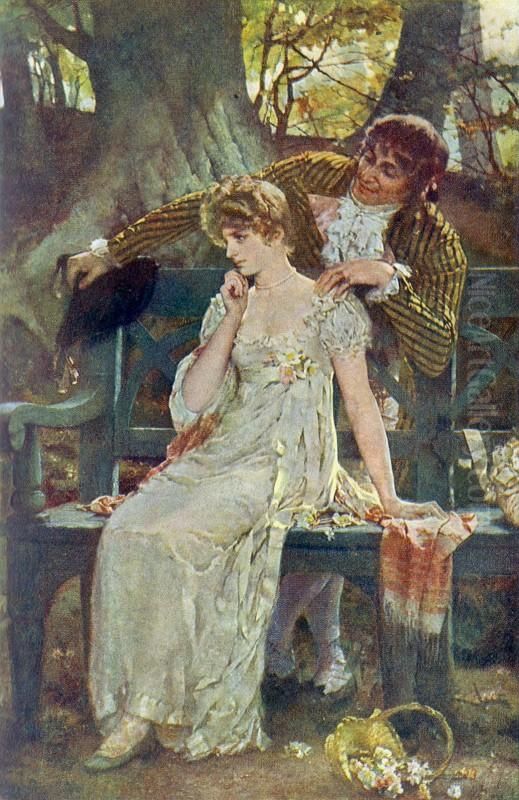 Doubts Oil Painting by Henrietta Rae