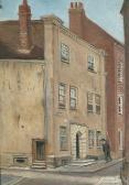 Chichester Oil Painting by Christopher R. Wynne Nevinson