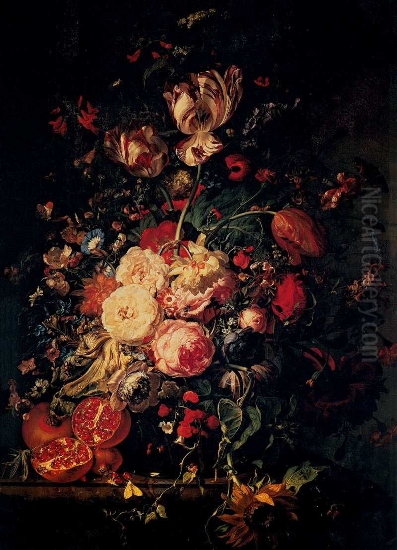 Still-Life with Flowers Oil Painting by Rachel Ruysch