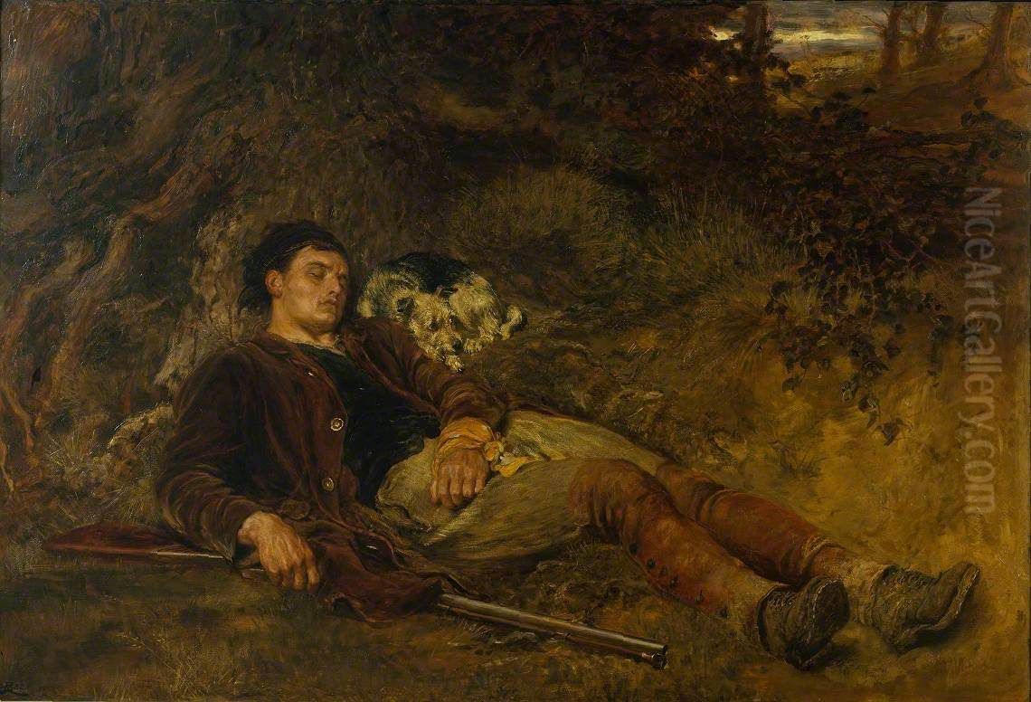 Companions in Misfortune Oil Painting by Briton Riviere