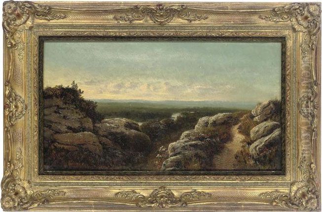 On The River Swale, Yorkshire Oil Painting by Edmund John Niemann