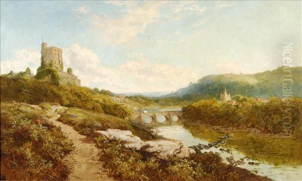 Bostal Castle Oil Painting by Edmund John Niemann