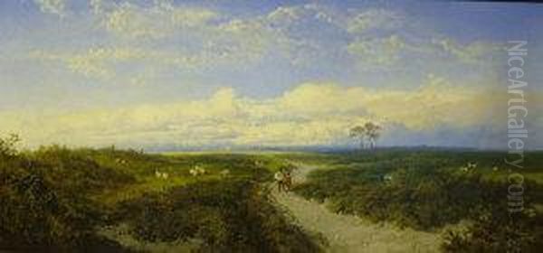 Across The Moors, Richmond Oil Painting by Edmund John Niemann