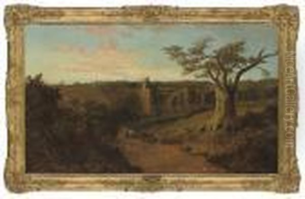 Herstmonceux Oil Painting by Edmund John Niemann