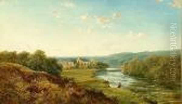 Bolton Abbey, Yorkshire Oil Painting by Edmund John Niemann